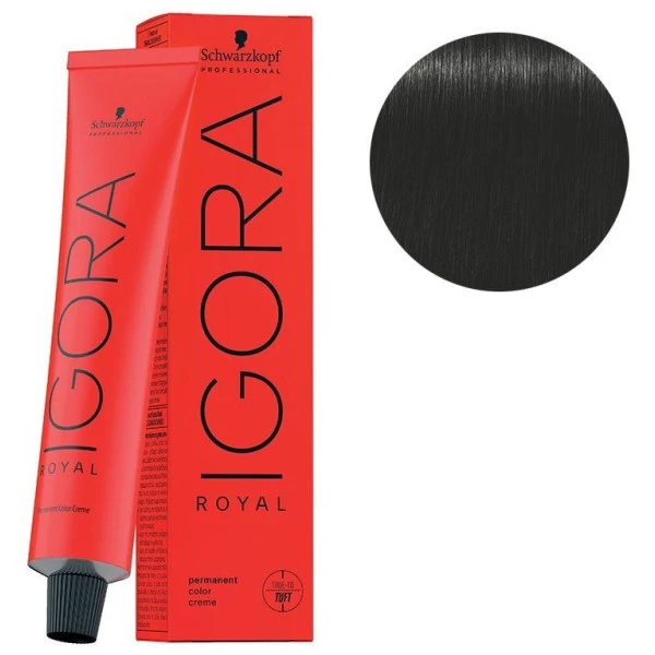 Schwarzkopf Coloration Igora Royal 1-0 Noir 60ML