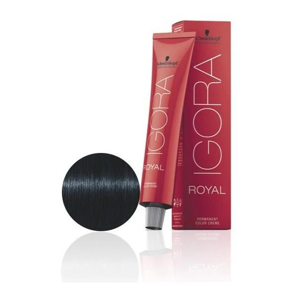 Schwarzkopf Coloration Igora Royal 1-1 Noir Bleu 60ML – Image 7