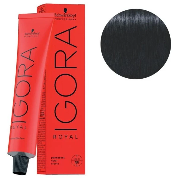 Schwarzkopf Coloration Igora Royal 1-1 Noir Bleu 60ML