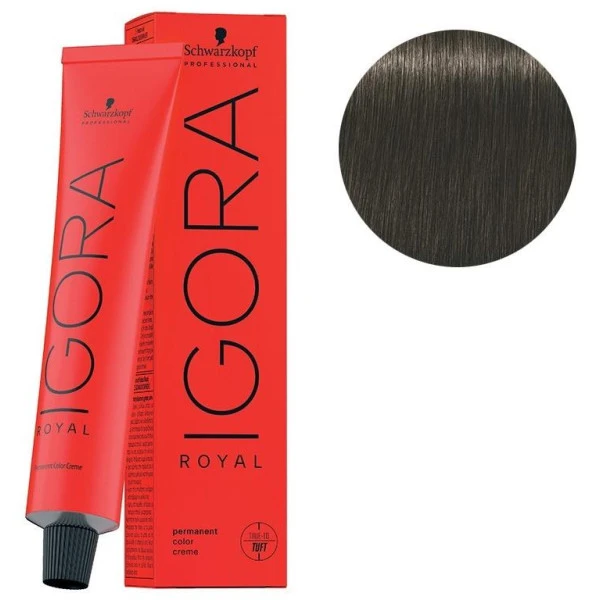 Schwarzkopf Coloration Igora Royal 5-1 Châtain Clair Cendré 60ML