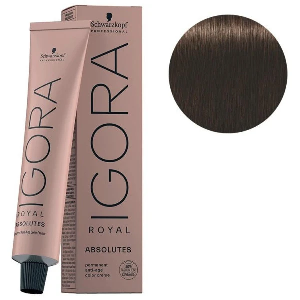 Schwarzkopf Igora Royal Absolutes 4-60 Châtain Marron Naturel 60 ML