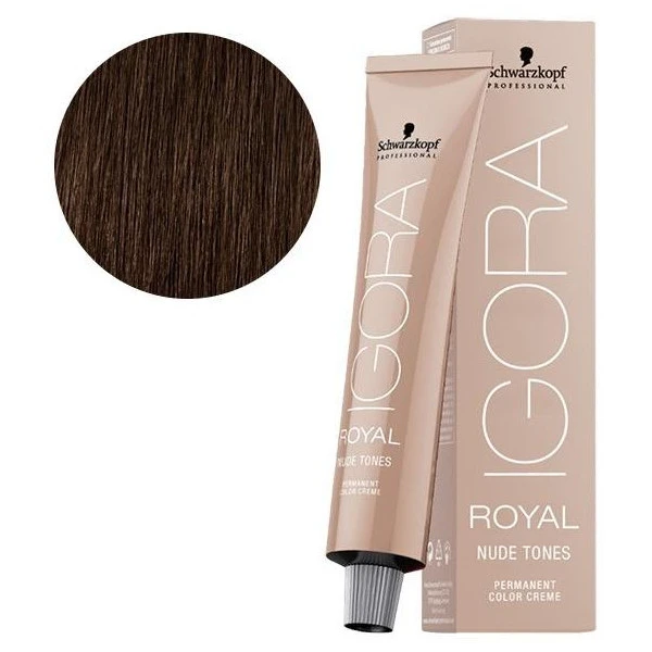 Schwarzkopf Igora Royal Nude Tones 6-46 Blond Foncé Beige Marron 60 ML