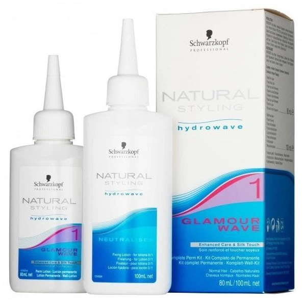 Kit Permanente Lotion + Neutralisant Glamour Wave N°1 Schwarzkopf – Image 2
