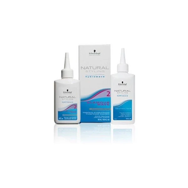 Kit Permanente Lotion + Neutralisant Glamour Wave N°2 Schwarzkopf – Image 2